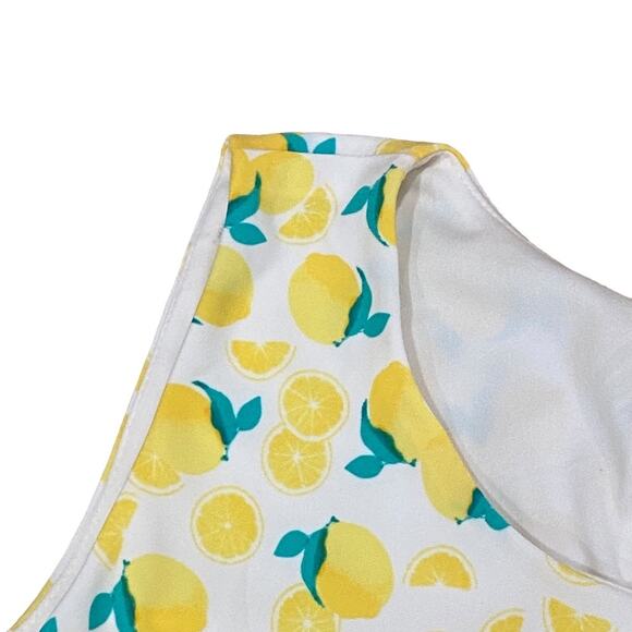 Pappagallo XL Dress Retro Stretch 60s Lemon Sheath Vacation Cruise Travel Casual - Picture 12 of 16